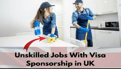 Visa Sponsorship,unskilled Jobs In UK